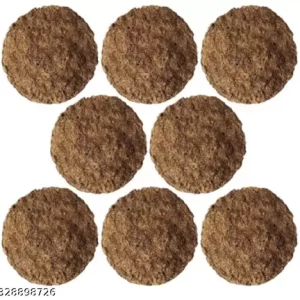 Natural & Desi Cow Dung Cakes For Pooja/Plants/Gardening/Hawan/Agnihotra/Burning - 250 gm Gobar Upla