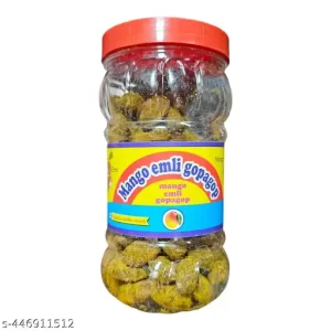 Emli Mango Goli Tasty Healthy Khatti Mithi Chatpati Pachak Churan Digestive | Mango Emli Gopagop 100 pcs pack