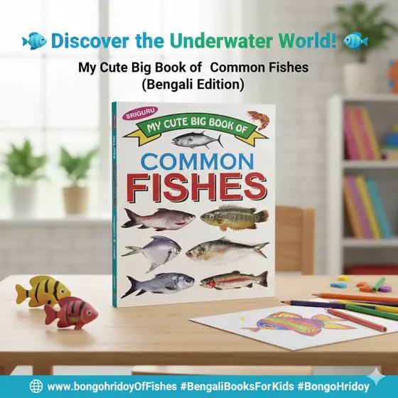 My Cute Big Book of Common Fishes in Bengali