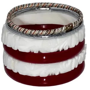 Bracelet Shankha Pola Bangle Set