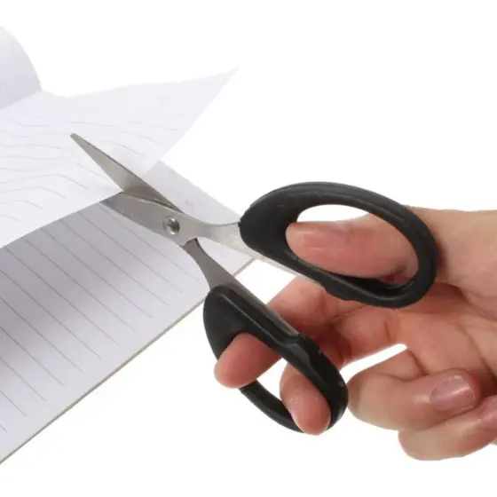 Stainless Steel Scissors With Plastic Handle Grip