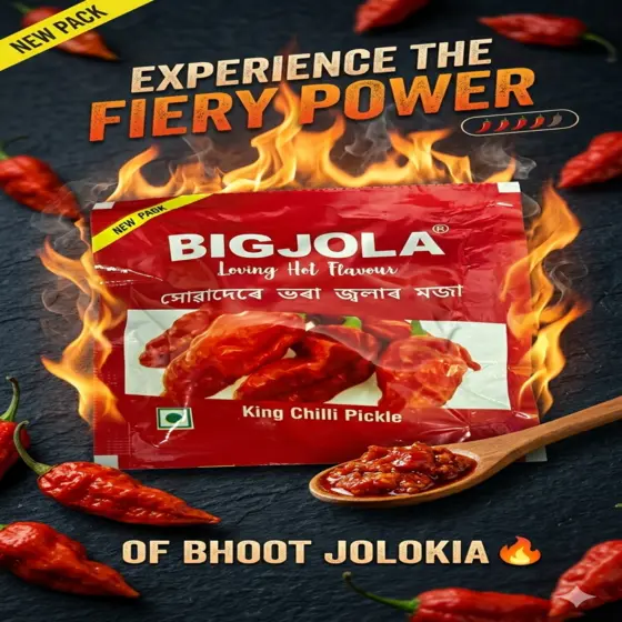 Bigjola King Chilli Pickle | Bhoot Jolokia Pickle | Extreme Naga Heat