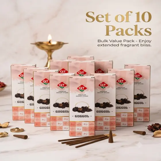 Premium Dhoop Sticks – Guggul | Pack of 10