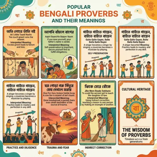 Popular Bengali Proverbs and Their Meanings