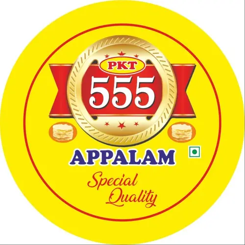 South Indian Appalam Papadam 375g (5x75g) | Madurai Rice & Urid Papad | Ready to Cook Crispy Plain Appalam