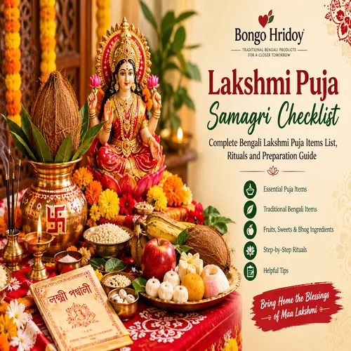 Lakshmi Puja Samagri Checklist: Complete Bengali Lakshmi Puja Items List, Rituals and Preparation Guide