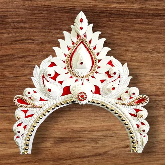 White Wedding Solar Biyer Mukut