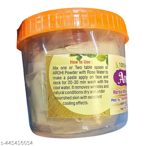 100% Pure Multani Mitti Powder for Face Pack (100g) For Exfoliating Soothing Nourishing Face, Skin & Hair