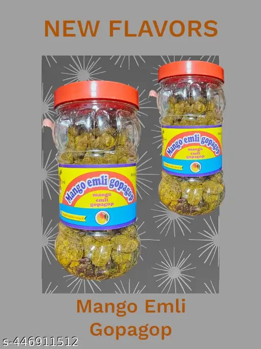 Mango Emli Gopagop | Tasty Healthy Khatti Mithi Chatpati Pachak Churan Digestive | 100 pcs pack