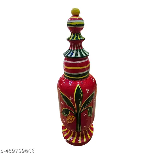 Elegant Handmade Ganesha Gach Kouto For Wedding and Annaprashan | Sindur Box | Wooden Sindoor Dani | Design Sindhora Big Round Sindoor Box/Kumkum Dani, Sindoor Box For Women