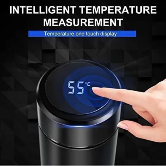 Smart Temperature Display Water 500ml Bottle - Image 5
